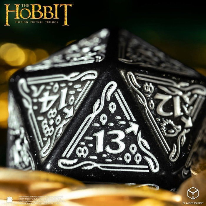 Q Workshop El Hobbit Spindown Jumbo Dado Umbral TCG D20