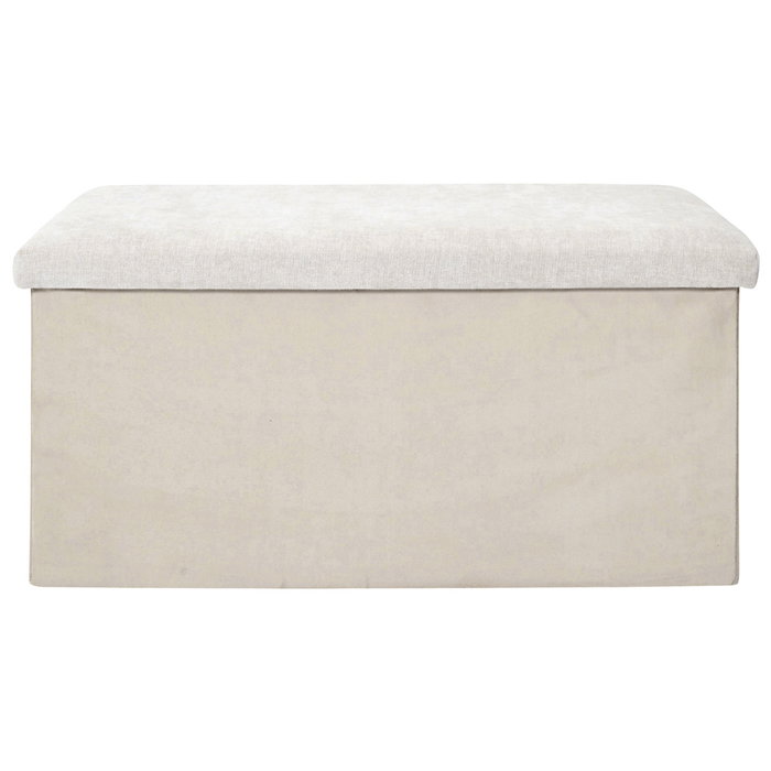 Home Deco Factory Banco-puf Plegable Emilia Beige