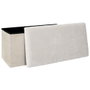 Home Deco Factory Banco-puf Plegable Emilia Beige