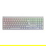 CHERRY TAS MX 2.0S RGB Teclado Mecánico Gaming Blanco con Switches MX Blue, QWERTZ Alemán, Retroiluminación RGB