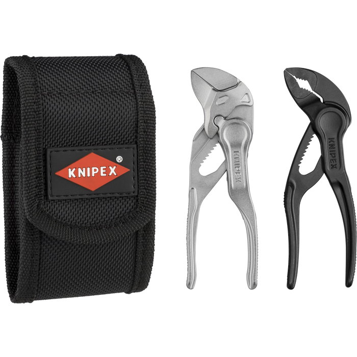 Knipex Mini Pliers Set 2 piezas con funda para cinturón Knipex Mini Pliers Set 2 piezas con funda para cinturón
