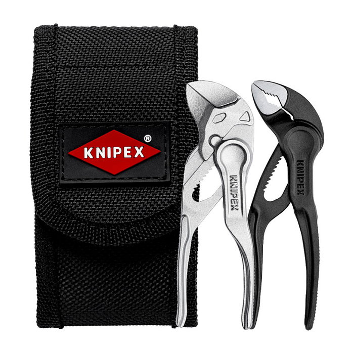 Knipex Mini Pliers Set 2 piezas con funda para cinturón Knipex Mini Pliers Set 2 piezas con funda para cinturón