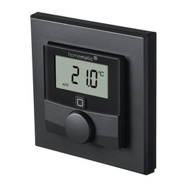 eQ-3 Homematic IP Wandthermostat con Sensor de Humedad, Antracita