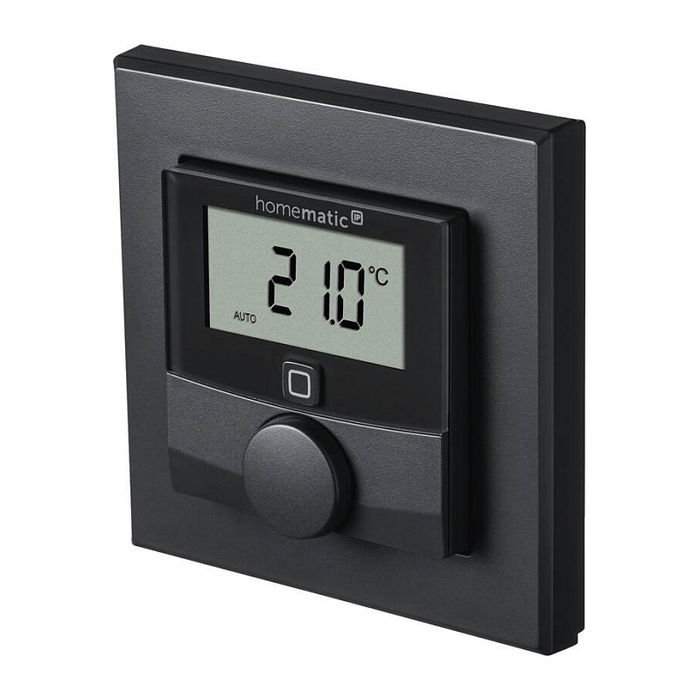 eQ-3 Homematic IP Wandthermostat con Sensor de Humedad, Antracita eQ-3 Homematic IP Wandthermostat con Sensor de Humedad, Antracita