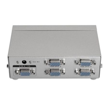SPLITTER MULTIPLEXOR SVGA NANOCABLE 10.25.0004 - 1 ENTRADA - 4 SALIDAS - ADAPTADOR DE CORRIENTE SPLITTER MULTIPLEXOR SVGA NANOCABLE 10.25.0004 - 1 ENTRADA - 4 SALIDAS - ADAPTADOR DE CORRIENTE