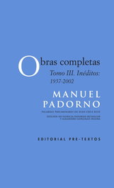 PRE-TEXTOS, Obras completas, Manuel Padorno - PRE-TEXTOS
