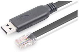 MicroConnect Cable de Consola USB 2.0 A - RJ45, 1.8m