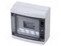 GEWISS Carcasa para aparatos modulares IP65 8 módulos gris