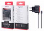 AVANT CONNECT Cargador de corriente con cable Micro USB 1A, color Negro