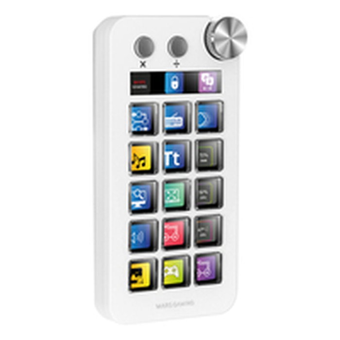 Mars Gaming MSD-NEO Control Deck Blanco con 15 Teclas LCD Mars Gaming MSD-NEO Control Deck Blanco con 15 Teclas LCD