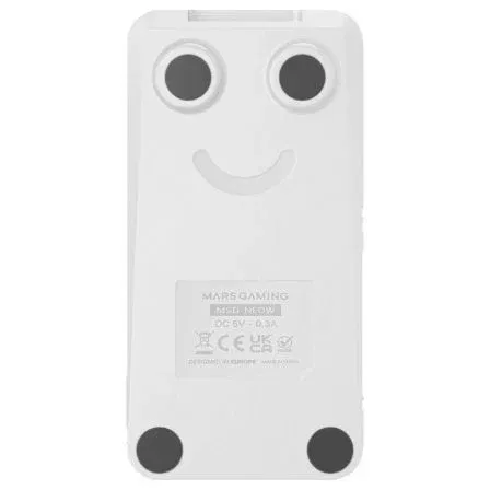 Mars Gaming Control Deck MSD-NEO, 15 Teclas LCD, Rueda de Control, 2 Botones, Blanco, Teclas Programables, Monitorización en Tiempo Real, Calculadora y Pad Numérico Integrado