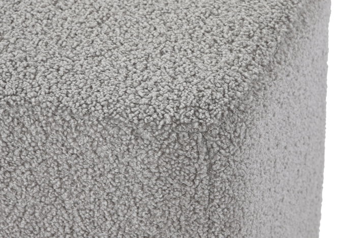 DKD Home Decor Reposapiés Gris 38 x 40 x 38 cm (2 Unidades) Poliester