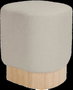 DKD Home Decor Reposapiés Gris 38 x 40 x 38 cm (2 Unidades) Poliester