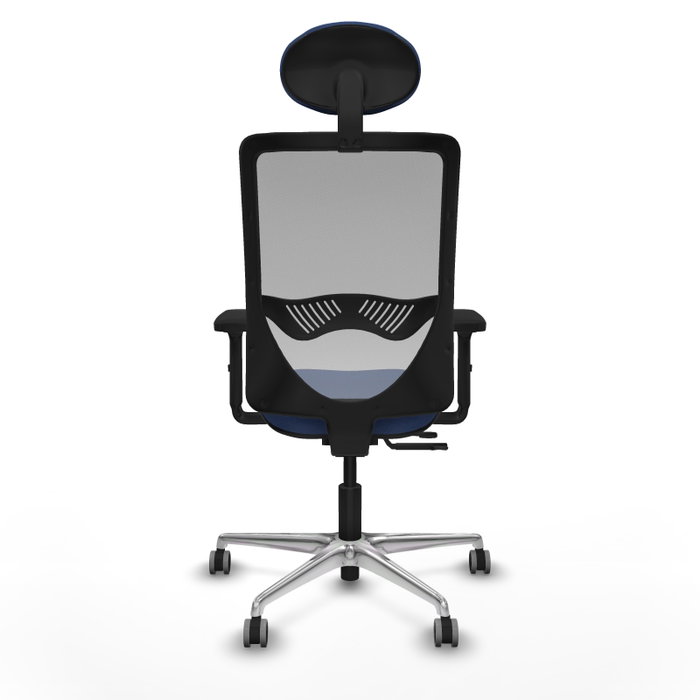 PIQUERAS Y CRESPO Silla de oficina Zulema Azul marino y Gris