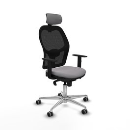 PIQUERAS Y CRESPO Silla de oficina Jorquera Gris y Negro
