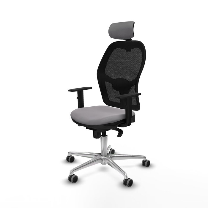 PIQUERAS Y CRESPO Silla de oficina Jorquera Gris y Negro PIQUERAS Y CRESPO Silla de oficina Jorquera Gris y Negro