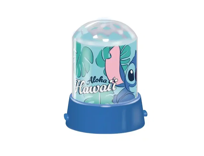 Wondee - Lámpara de Proyección Luz Nocturna Stitch, Proyector 360° con LED Estrellas de Colores para Habitación, Funciona USB o Pilas