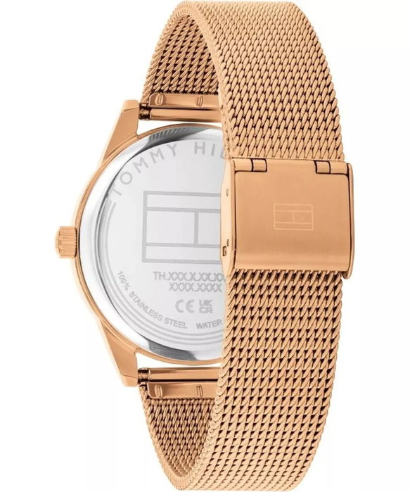 Tommy Hilfiger 1782770 Reloj Analógico Rosa con Esfera Verde