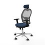 PIQUERAS Y CRESPO Silla de oficina Jorquera Azul marino y Gris