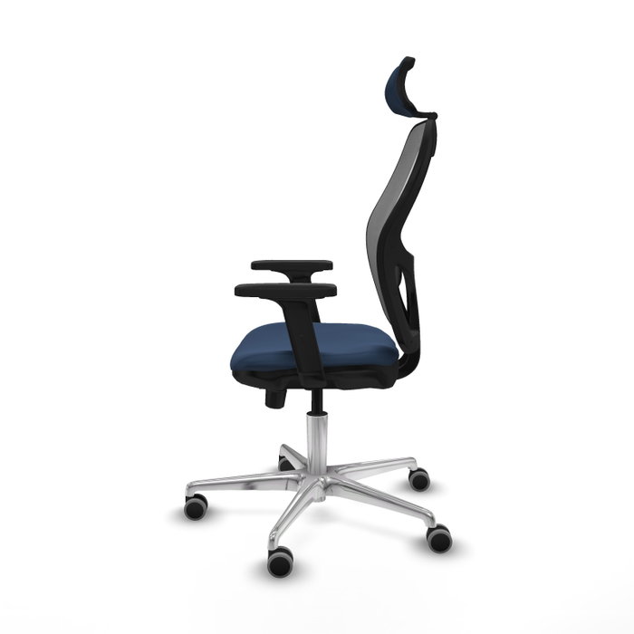 PIQUERAS Y CRESPO Silla de oficina Jorquera Azul marino y Gris