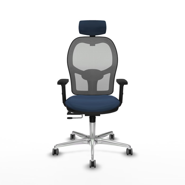 PIQUERAS Y CRESPO Silla de oficina Jorquera Azul marino y Gris