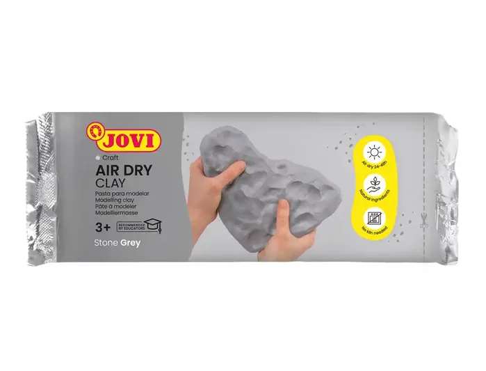 Jovi Pasta de Modelar Air Dry Gris 1000g