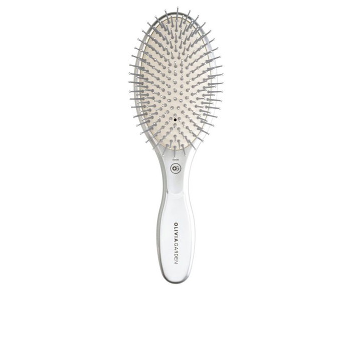 Olivia Garden Expert Care Oval Nylon Bristles Silver