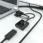 Aisens Cable Conversor SVGA+Audio a HDMI, 20cm, Negro