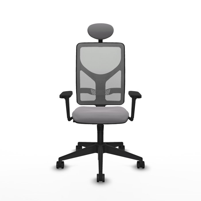 PIQUERAS Y CRESPO Silla de oficina Motilla Gris con Mecanismo Sincro PIQUERAS Y CRESPO Silla de oficina Motilla Gris con Mecanismo Sincro