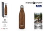 Inde Botella Termo Thermosport Acero Inoxidable 750 ml, 8 x 31 cm (12 Unidades)