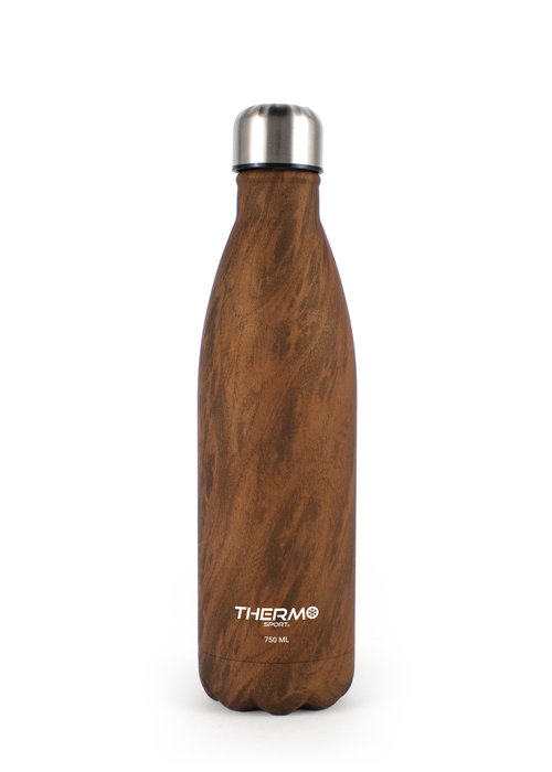 Inde Botella Termo Thermosport Acero Inoxidable 750 ml, 8 x 31 cm (12 Unidades)