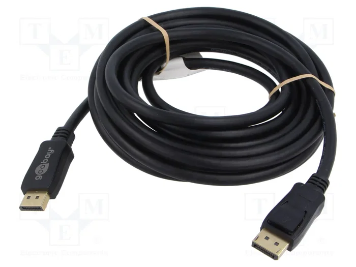 GOOBAY Cable DisplayPort 2.0 de 5m, negro GOOBAY Cable DisplayPort 2.0 de 5m, negro