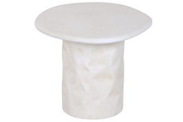 DKD Home Decor Mesita Auxiliar Scandi, 39 cm Alto x 48 cm Ancho x 47 cm Fondo, de Madera, Desmontable
