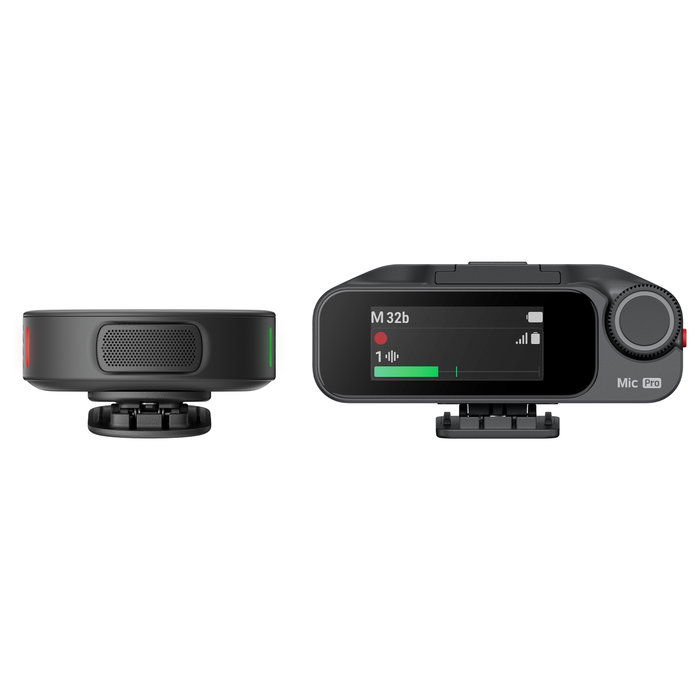 Insta360 Mic Pro Micrófono Inalámbrico de Mano/Solapa, 400 m, Cardioide/Bidireccional/Omnidireccional, 130 dB, 20-20000 Hz, Negro Insta360 Mic Pro Micrófono Inalámbrico de Mano/Solapa, 400 m, Cardioide/Bidireccional/Omnidireccional, 130 dB, 20-20000 Hz, Negro