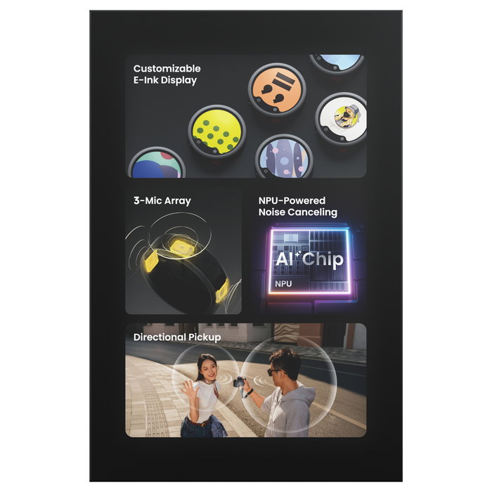Insta360 Mic Pro Micrófono Inalámbrico de Mano/Solapa, 400 m, Cardioide/Bidireccional/Omnidireccional, 130 dB, 20-20000 Hz, Negro Insta360 Mic Pro Micrófono Inalámbrico de Mano/Solapa, 400 m, Cardioide/Bidireccional/Omnidireccional, 130 dB, 20-20000 Hz, Negro