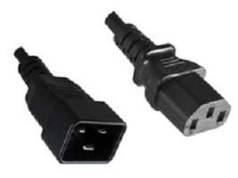 MicroConnect Cable de Extensión C13 - C20, 2m, para Transformar Enchufe C19 a C13 en PDU o UPS