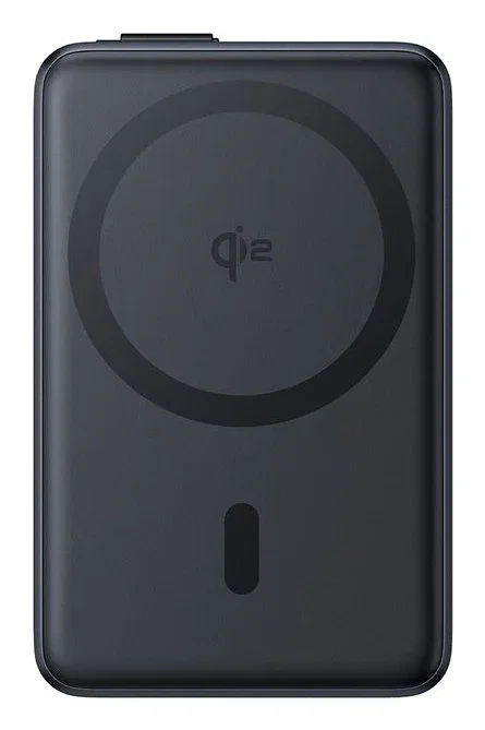 Baseus Nomos Cargador inalámbrico magnético MagSafe 10000 mAh 45W Qi2 Negro - Batería portátil con pantalla y USB-C