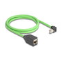 DeLOCK 80886 Cable de extensión de red Cat6a RJ45 SF/UTP 1 m verde