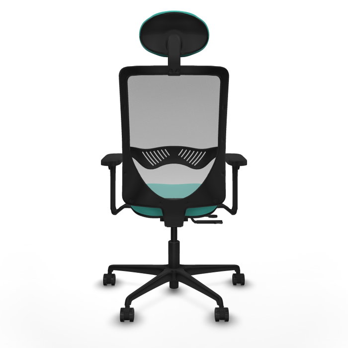 PIQUERAS Y CRESPO Silla de oficina Zulema con mecanismo Sincro/Traslack, Turquesa y Gris PIQUERAS Y CRESPO Silla de oficina Zulema con mecanismo Sincro/Traslack, Turquesa y Gris