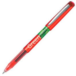 Pilot Roller Tinta Líquida Greenball 07 Rojo Bolígrafo Punta de Bola 0.5 mm Plástico Reciclado