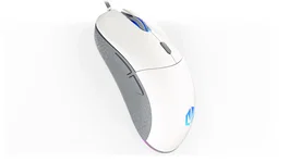 Endorfy GEM Plus Onyx White Ratón Gaming 19000 DPI PixArt PAW3370 ARGB Blanco