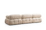 Atelier Del Sofa Sofá 1 Plaza 1R Cream Bouclette Tela Poliéster 95x95x75cm