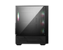 MSI MAG FORGE 112R Carcasa de Ordenador Midi Tower Negra Transparente con Ventana Lateral y Iluminación LED