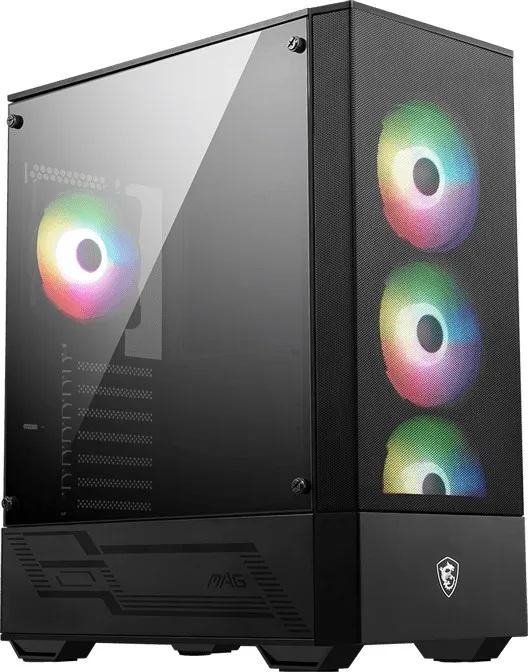 MSI MAG Forge 112R Torre Midi Negra Sin Fuente Alimentación 485x214x409 mm USB 3.0 3.1 MSI MAG Forge 112R Torre Midi Negra Sin Fuente Alimentación 485x214x409 mm USB 3.0 3.1