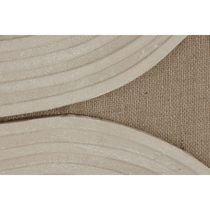 DKD Home Decor Cuadro Yute Foam 103x4,5x143 Moderno 3D Natural