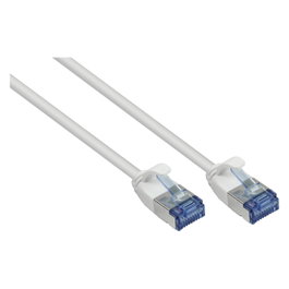 GoodConnections RNS® Patchkabel SlimLine Cat.6A U/FTP PiMF 3m weiß
