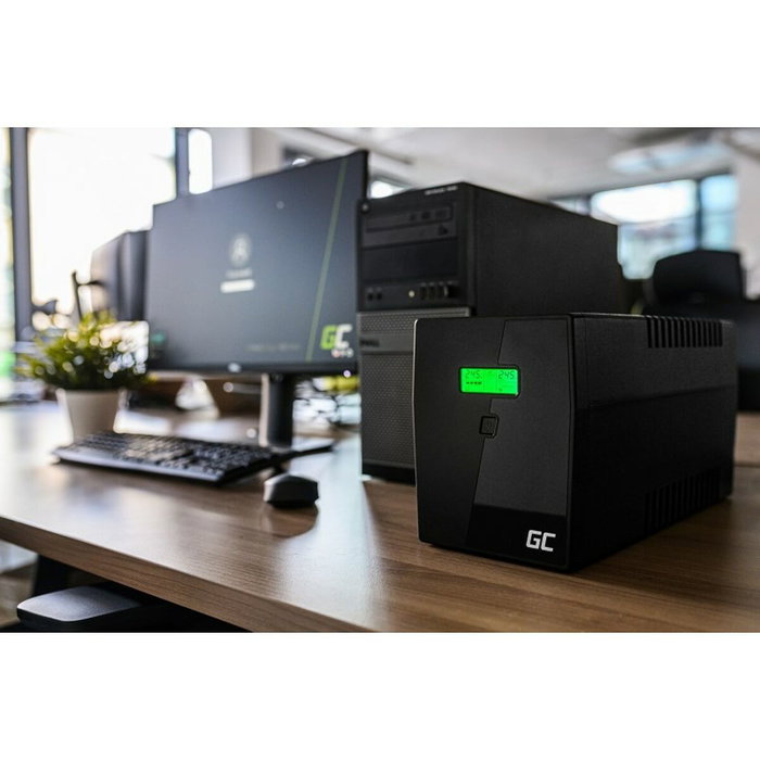 Green Cell UPS08 1000VA 700W Negro