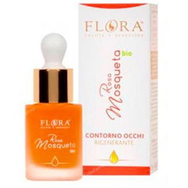 FLORA Aceite Contorno de Ojos Rosa Mosqueta Bio 15ml Regenerador Nutritivo Elastizante