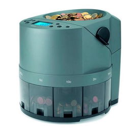 Safescan Contadora y Clasificadora de Monedas 1450 para Euro, Cuenta 500 Monedas/minuto