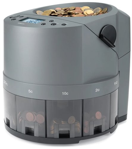 Safescan 1450 Contadora y Clasificadora de Monedas Euro